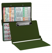 WhiteCoat Clipboard® - Army Green OB Ultrasonography Edition
